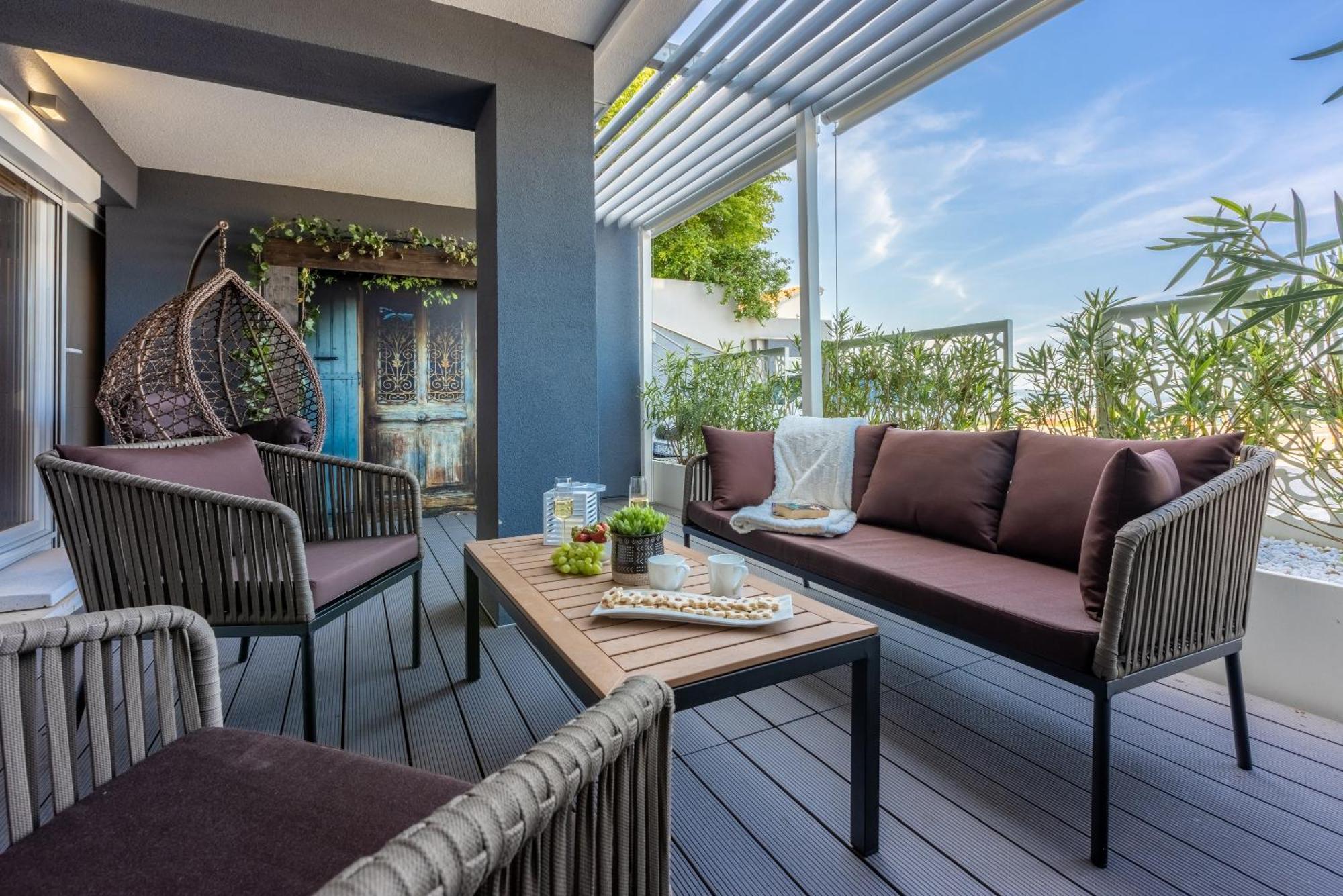 Panoramica Apartment With Whirlpool Crikvenica Exteriör bild