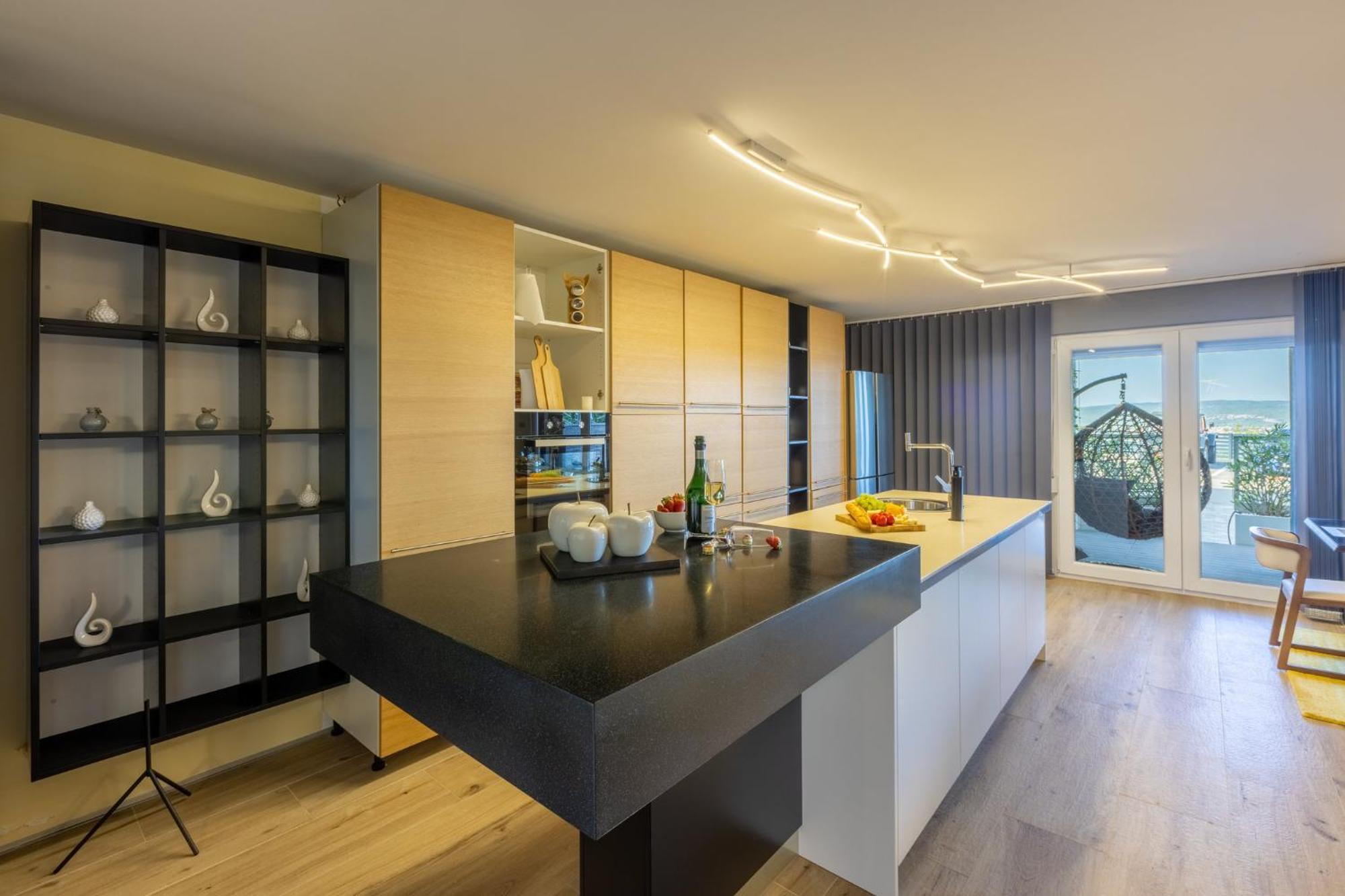 Panoramica Apartment With Whirlpool Crikvenica Exteriör bild