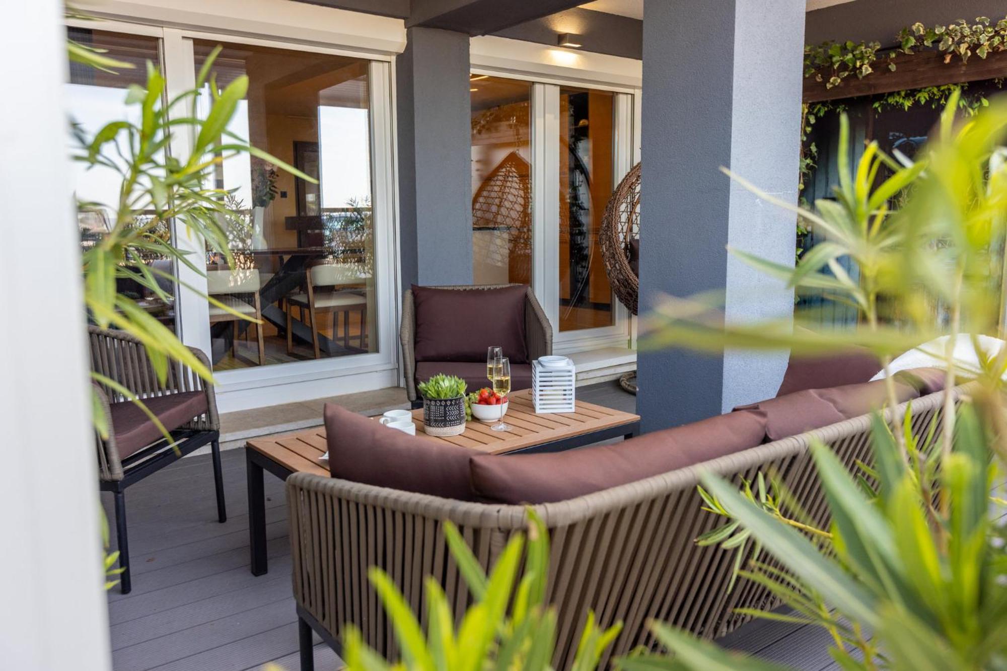 Panoramica Apartment With Whirlpool Crikvenica Exteriör bild