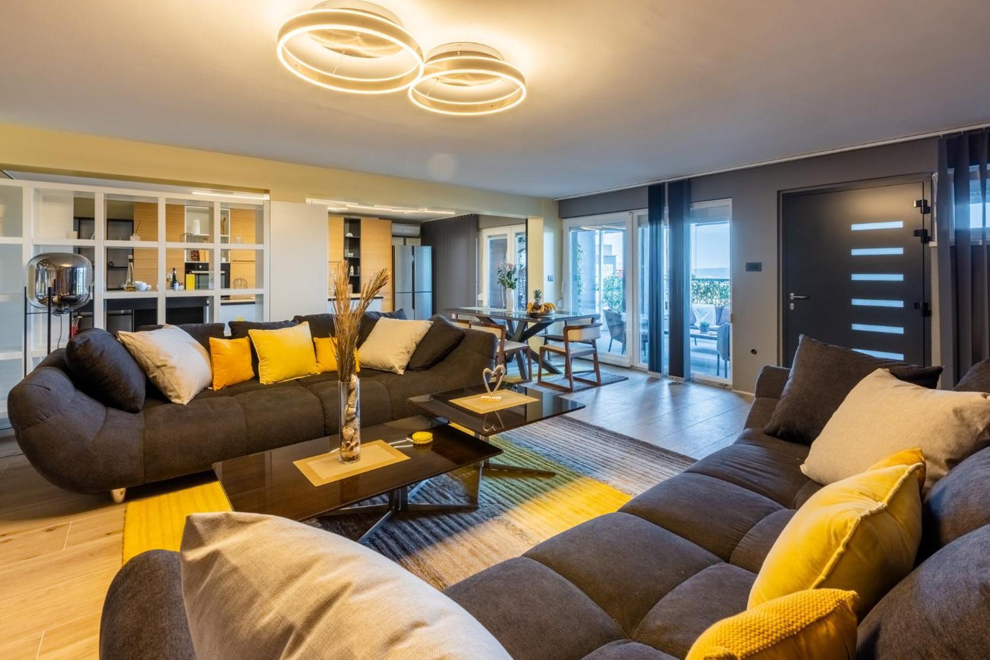 Panoramica Apartment With Whirlpool Crikvenica Exteriör bild